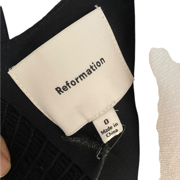 Reformation Black Chemise - Picture 5 of 12